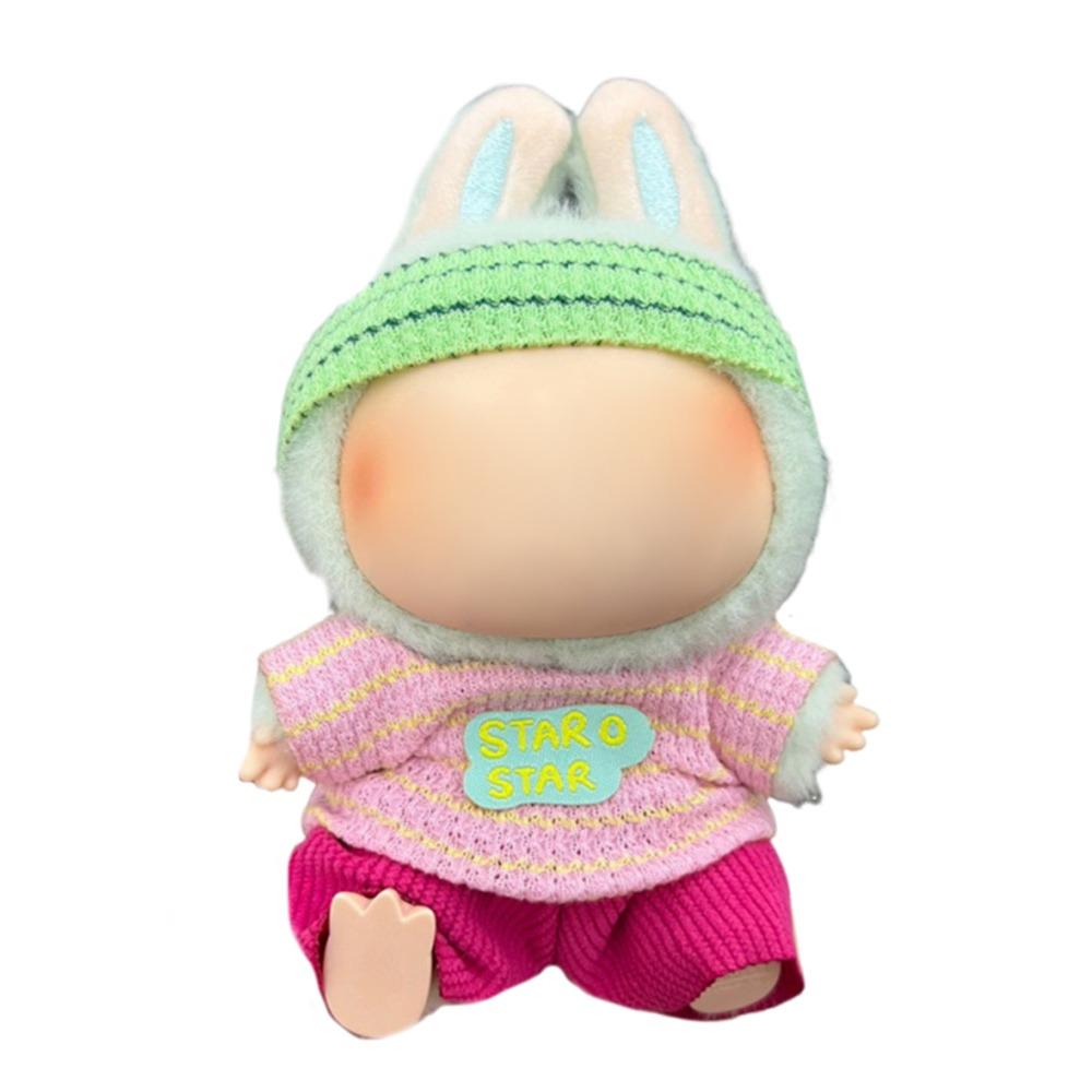 

Handmade Doll Clothes Replacement for Labubu Overall Suit for Labubu Doll Sets Dollhouse Type E