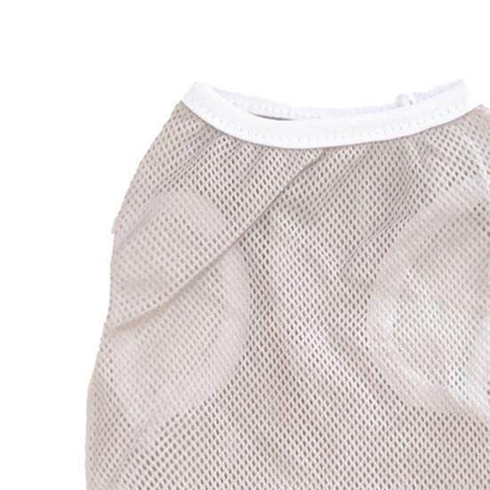 Haustierweste, atmungsaktives Mesh-Hundeweste, einfarbig, bequemes Katzen-Shirt, weiche Haustier-Sommerkleidung, Heimtierbedarf