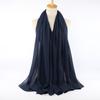New Crinkle Cotton Scarf Head Hijab Wrap Solid Women Plain Shawls Foulard Femme Lady Headband Muslim Hijabs Store