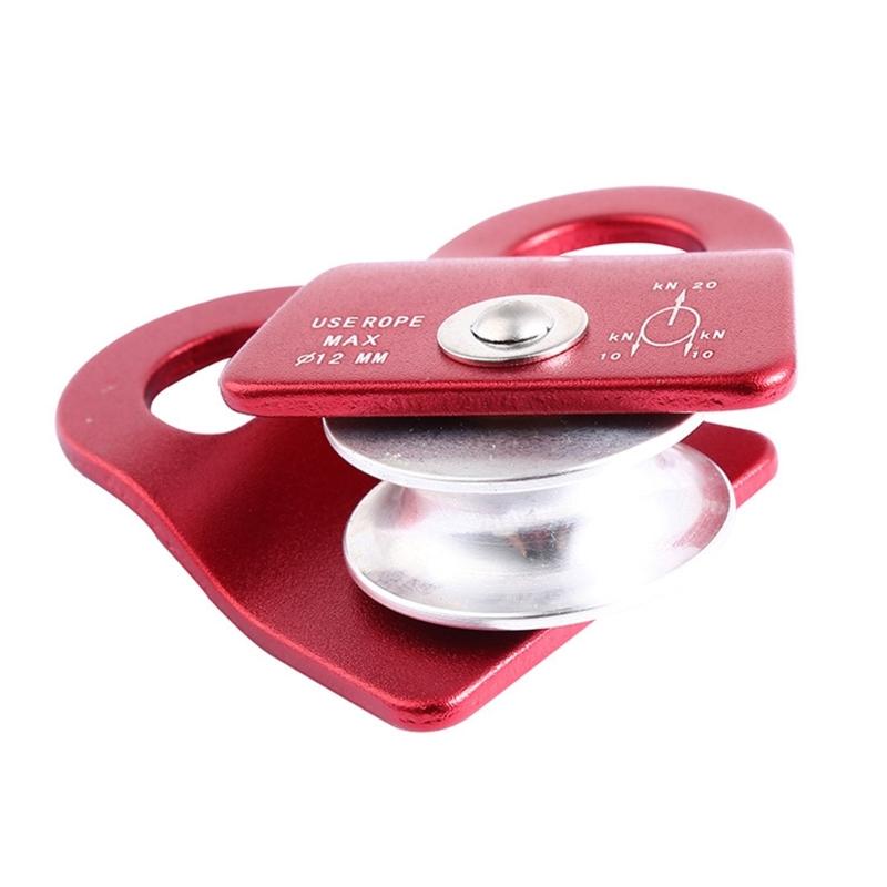 Practical Aluminum Descendings Device for Technical Climbing Gear and Safety Equipment Support 2000kg Statics Load