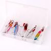 FTK 5pcs Jigs Fishing Lures Sinking Metal Spoons Micro Jigging Bait
