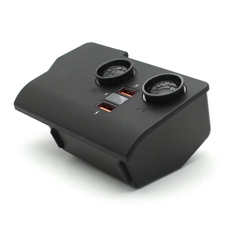 

For VW Golf 5 Golf 6 Eos MK5 Jetta Scirocco Car Charger Cigarette Lighter USB Splitter One For Two Fast Charging чорний