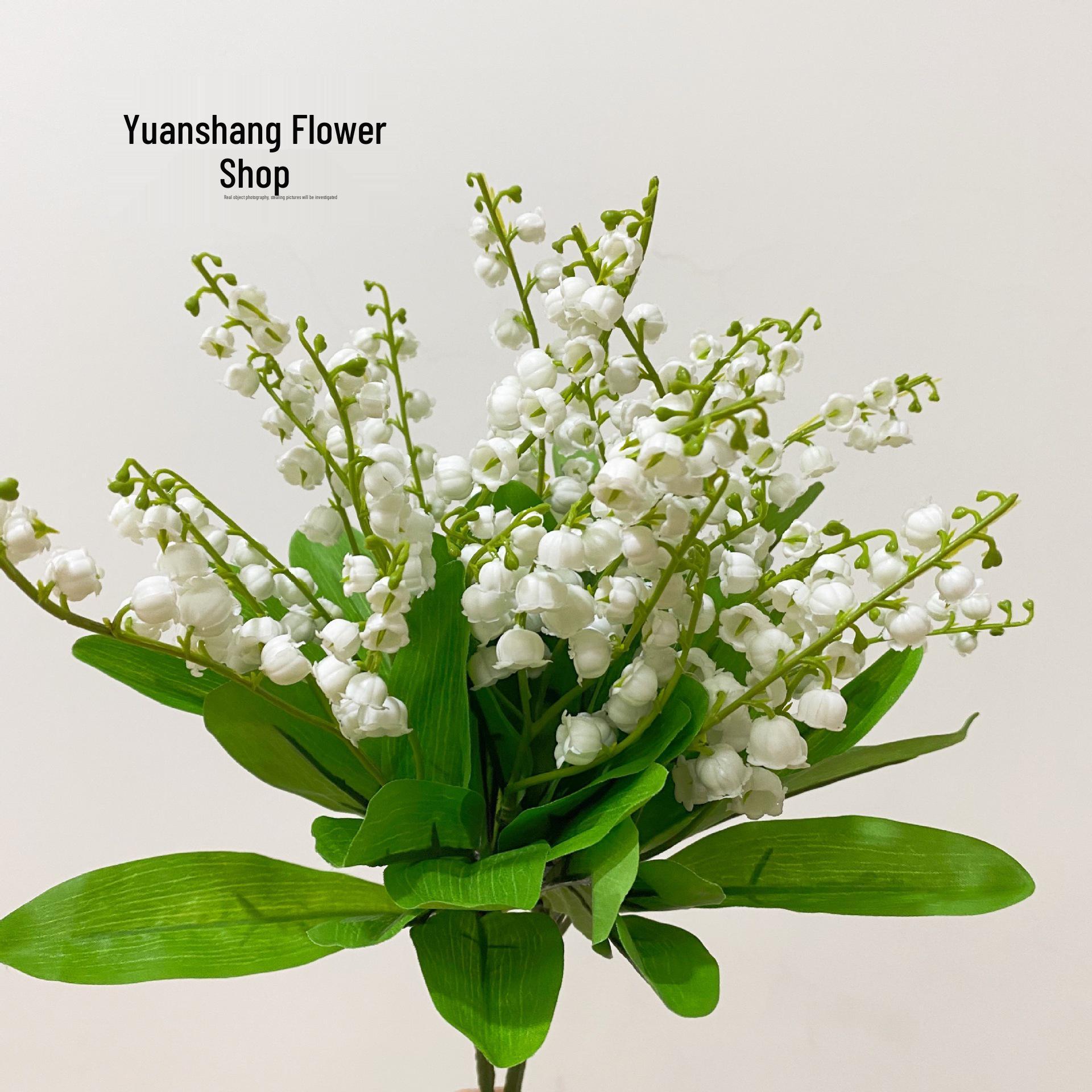 Искусственные цветы Ландыш для дома, свадьбы, фотографии и декора белый