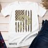 Camouflage USA Flag Big Mouth Bass Vintage Fishing Unisex T-Shirt Mens Womens Tees Top