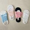 For High Heels Low Tube Jk Solid Color Female Hosiery Bandage Boat Socks Lace Socks Sock Slippers