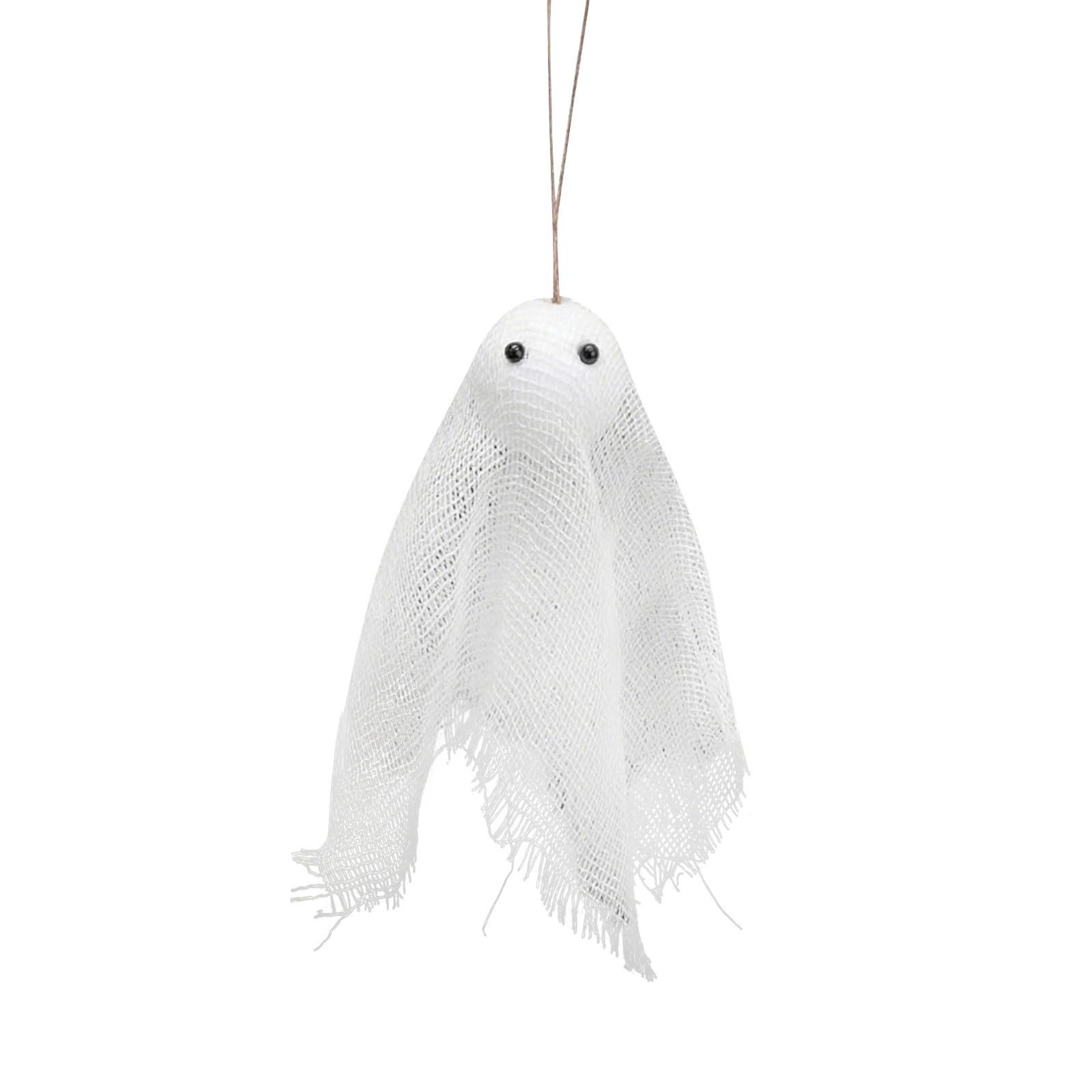 

Эти 3,5 деревенские тканевые украшения добавляют жуткости в декор на Хэллоуин.. Идеально для деревьев, каминных полок или вечеринок в доме с привидениями One Size белый