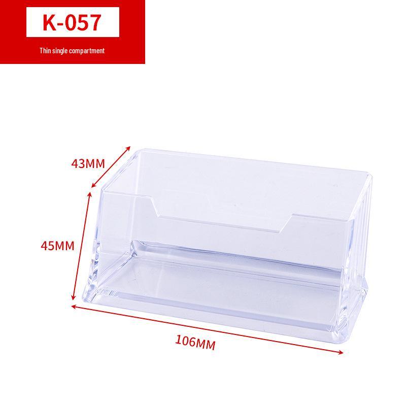 Keji Multi-layer Transparent Desktop Business Card Holder