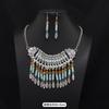 Tibetan Vintage Exotic Bohemian Necklace Nepalese Clavicle Chain Pendant Forehead Ornament Female