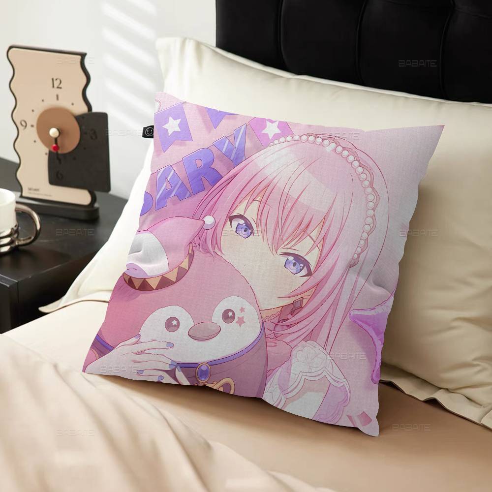 Megurine Luka Cartoon Pillow Cover for Bedroom Room and Living Room Sofa Decorative Cushion Cover