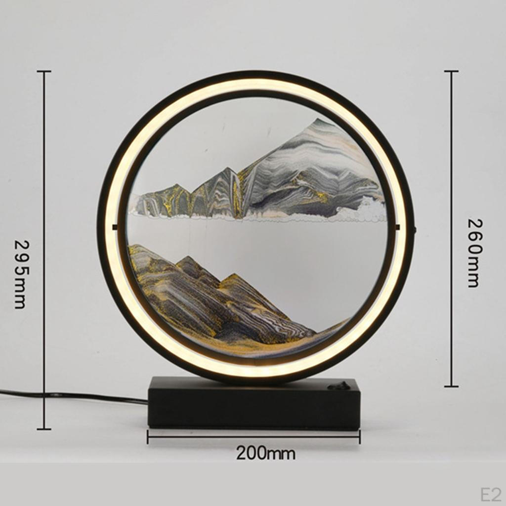 Lamp Flowing Night Light for Home Bedroom Decoration