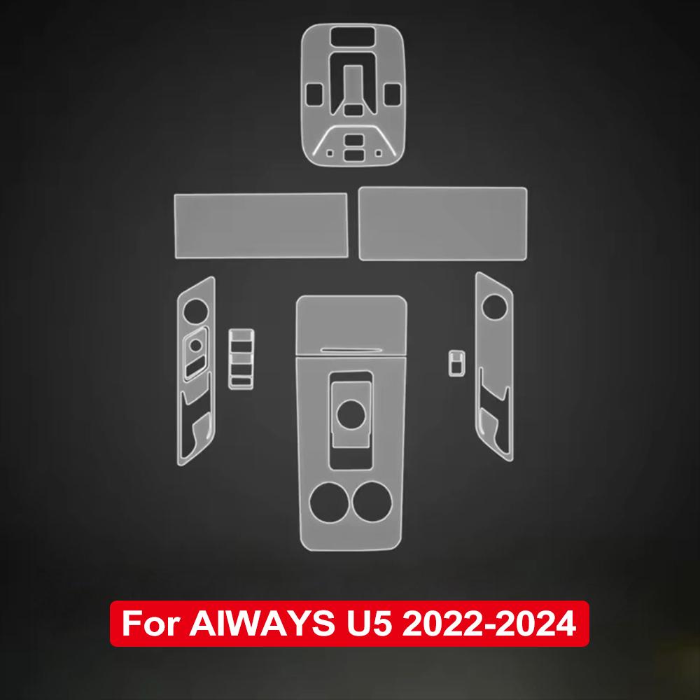 

Car PPF Protection film for AIWAYS U5 2025 2025 2025 Interior transparent TPU Navigation Gear Panel Center Console Accessories Left Hand Drive