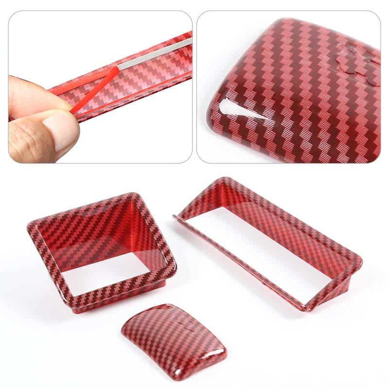 Autocolante de acoperire de decorare a comutatorului de extensie pentru reglarea oglinzii inverse pentru Suzuki Jimny 2019 în sus Accesorii de interior ABS