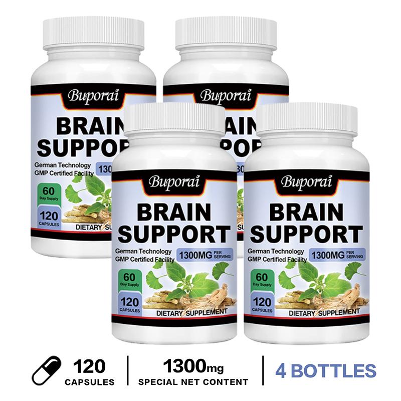 Ginkgo Biloba Ginseng Komplex Kapseln 1300mg — Kognitive Unterstützung, Fokusunterstützung, Tägliches Wohlbefinden