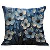 New Flower Pillowcase Imitating Three-dimensional Oil Painting Style Creative Floral Home Living Room Sofa Cushion Pillowcase