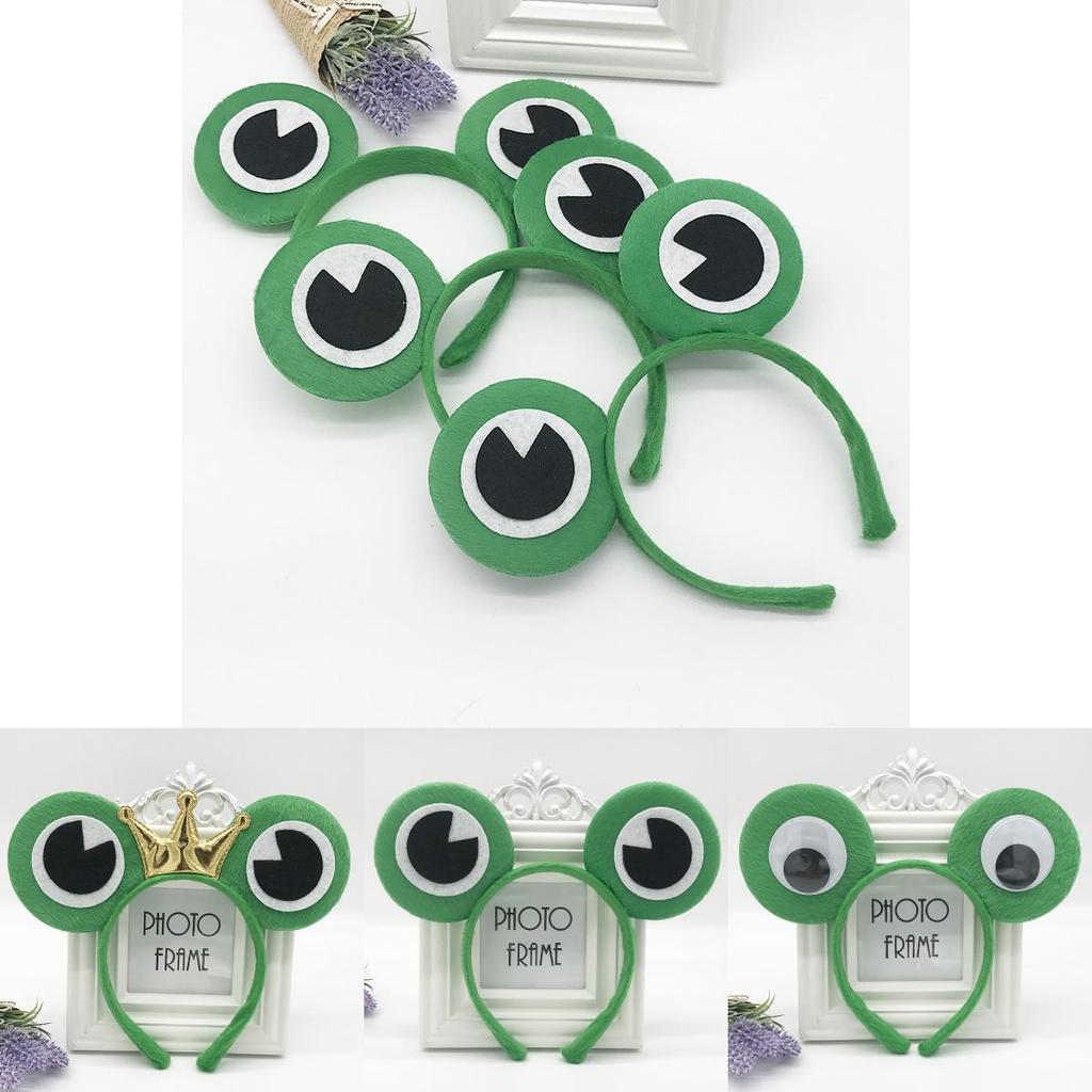 Frog Prince Headband Childrens Costume Accessory Handmade For Kids Play And Performance