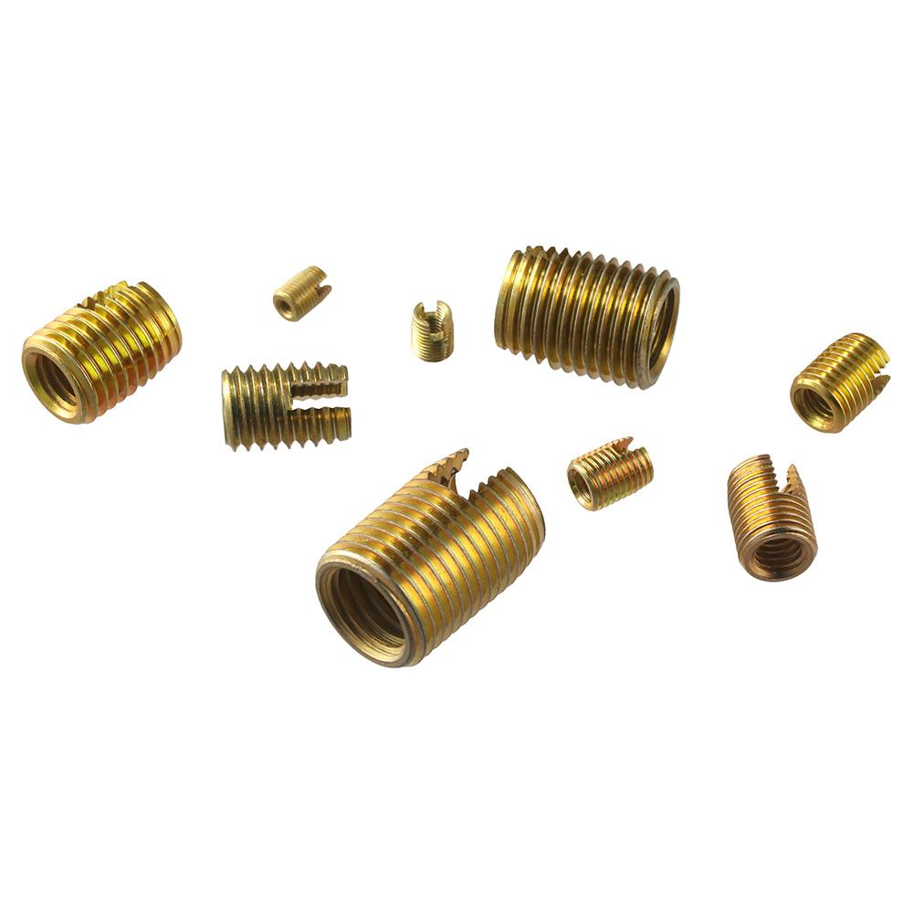 

20 шт. Вставки для ремонту різьби з вуглецевої сталі 302 різних розмірів для автомобільної, залізничної промисловості M3*0.5-M5*0.5-L6mm