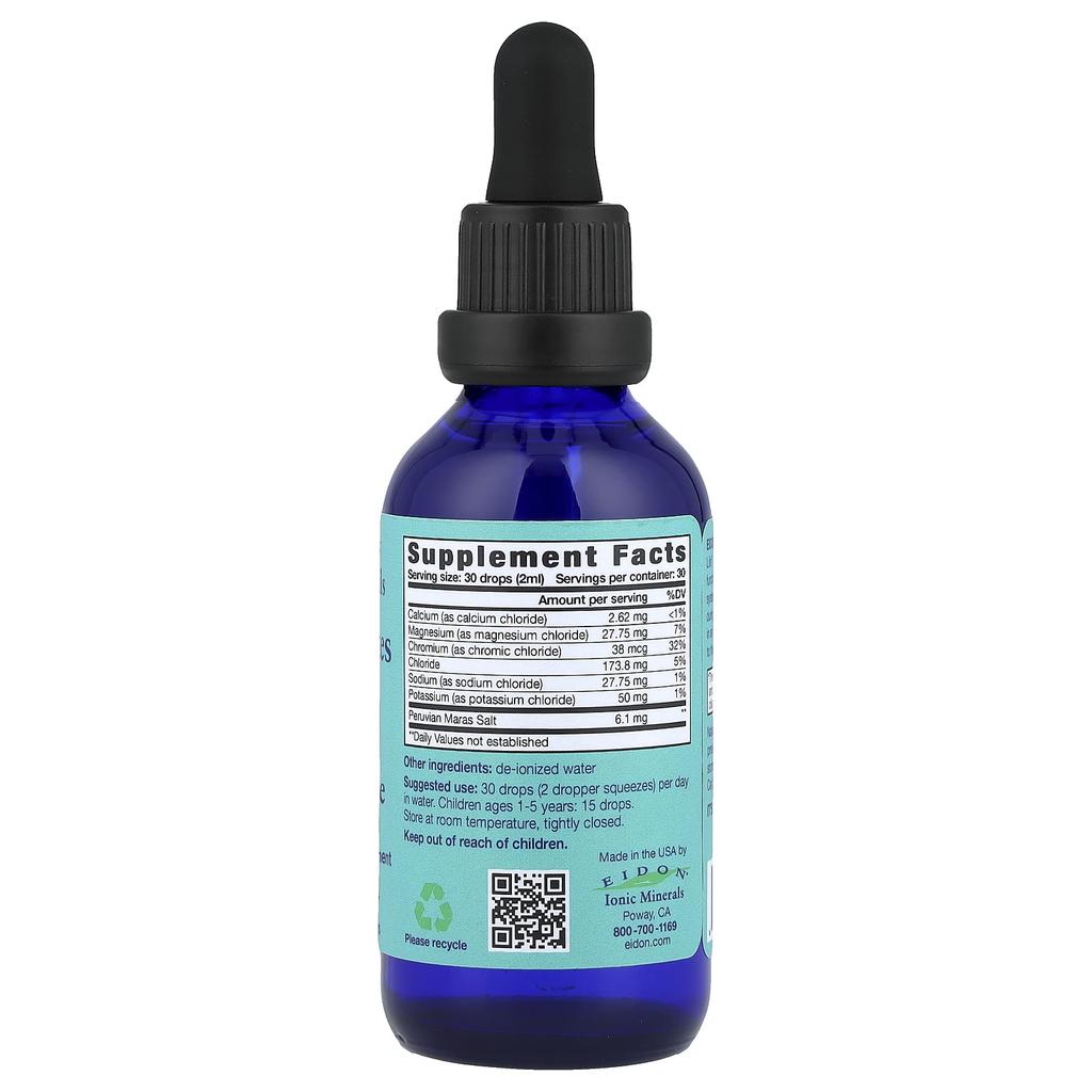 Ionic Minerals, Electrolytes, Concentrate, 60 mL (2 Oz)