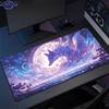 Xxl Mouse Pad Anime Fox Gamer Pink Purple Star Large Gaming Mousepad Office Table Accessories Nonslip Mausepad Kawaii Desk Mat