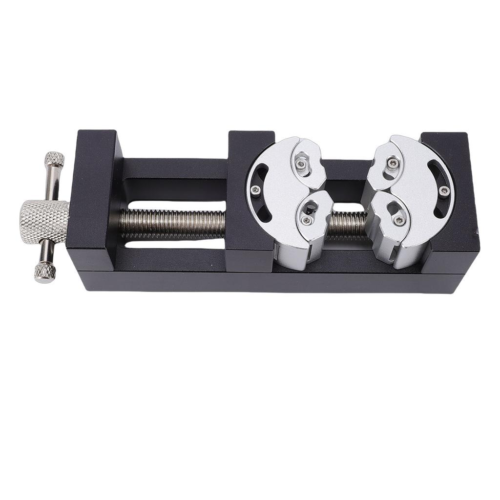 Mini Vise Clamp Smart Fractal for Drill Press Bench Heavy Duty Self Adjusting Aluminum Alloy for Crafts Jewelry Making