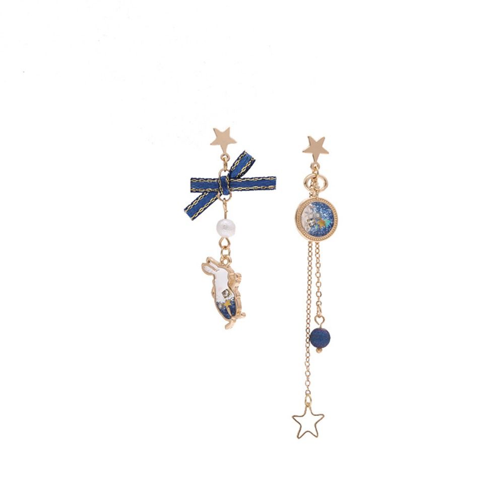 Tassel Unique Star Korean Style Earrings Crystal Ear Drop Female Dangle Earrings Fashion Jewelry