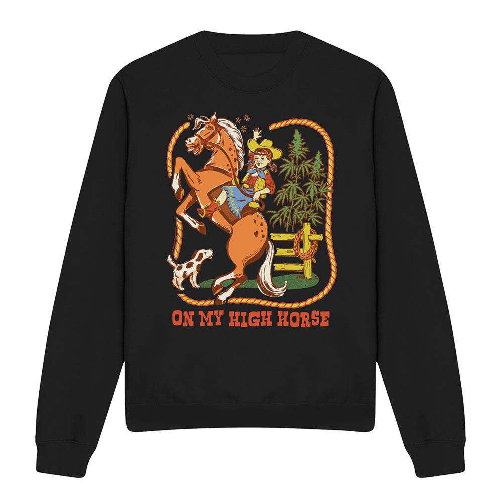 Steven Rhodes Unisex Adult On My High Horse Sweatshirt