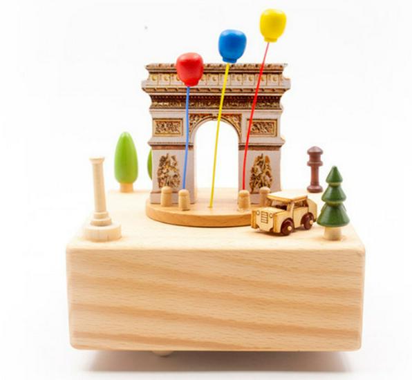 Christmas Festival Wooden Music Box: Creative Children's Toy and Home Decoration Craft, Perfect Birthday Gift