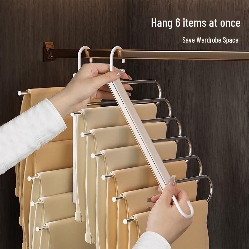JEKO&JEKO Foldable Stainless Steel Pants Hanger