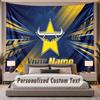 Custom Name Text Tapestry North Queensland Cowboys Personalized Polyester Wall Tapestry For Bedroom And Room