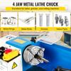 K72-125 5 Inch Lathe Chuck Independent Reversible Jaw 125MM Metal Turning Machine Accessories for Mini Metal Lathe Machine 4 Jaw Lathe Chuck