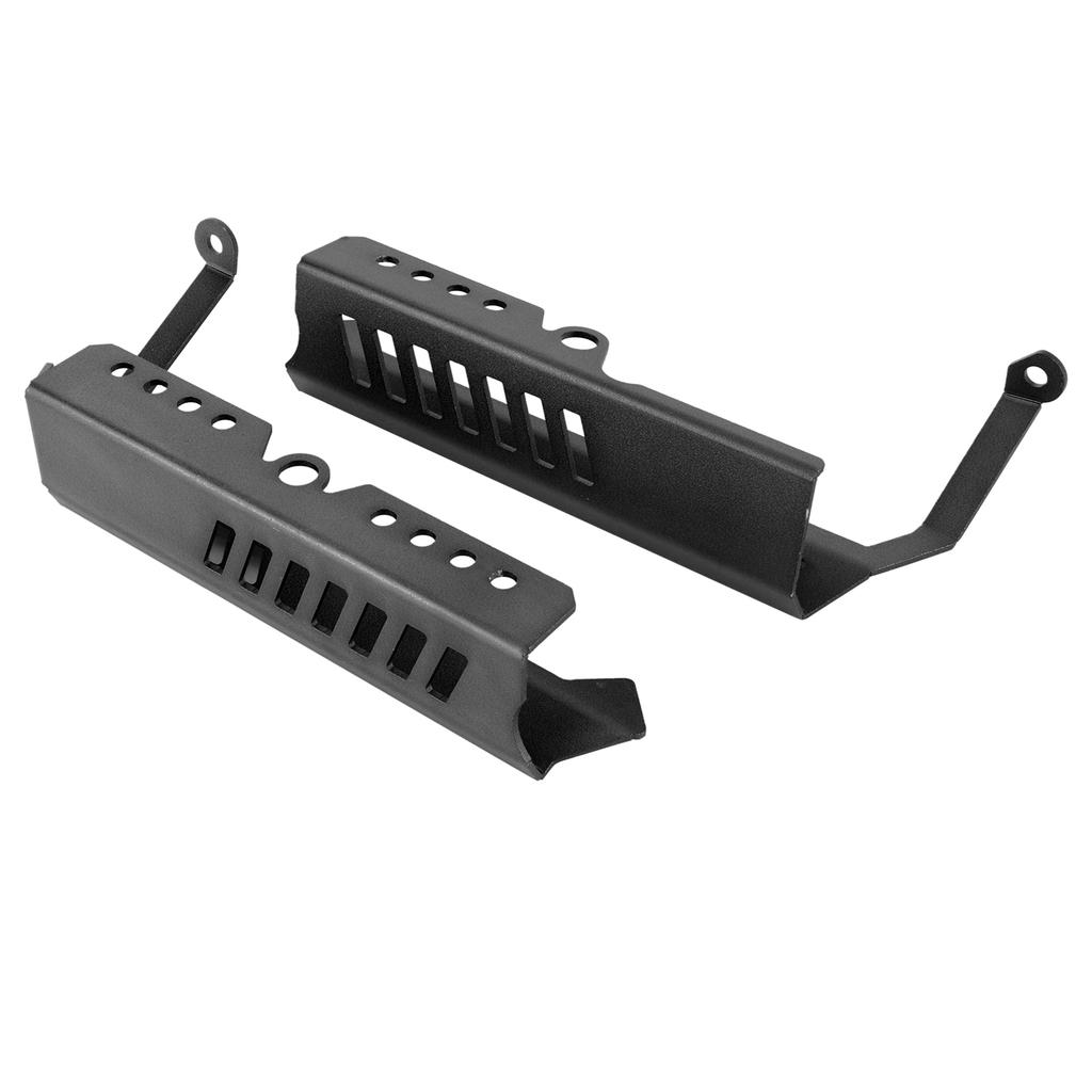 CNC Billet Kühler Seitenschutz Abdeckung Schutz passend für Yamaha MT09 FZ09 2013 2017 Schwarz