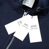 669 AMI Men's Autumn and Winter New Embroidered Zipper Hoodie