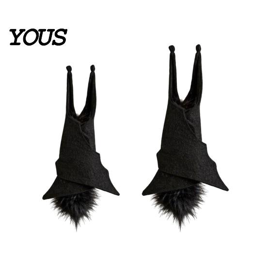 Home Interior Halloween Ornaments Bat Decorations, Realistic Felt Hanging Bats, Spooky Flying Props Party Background Decor for Haunted House