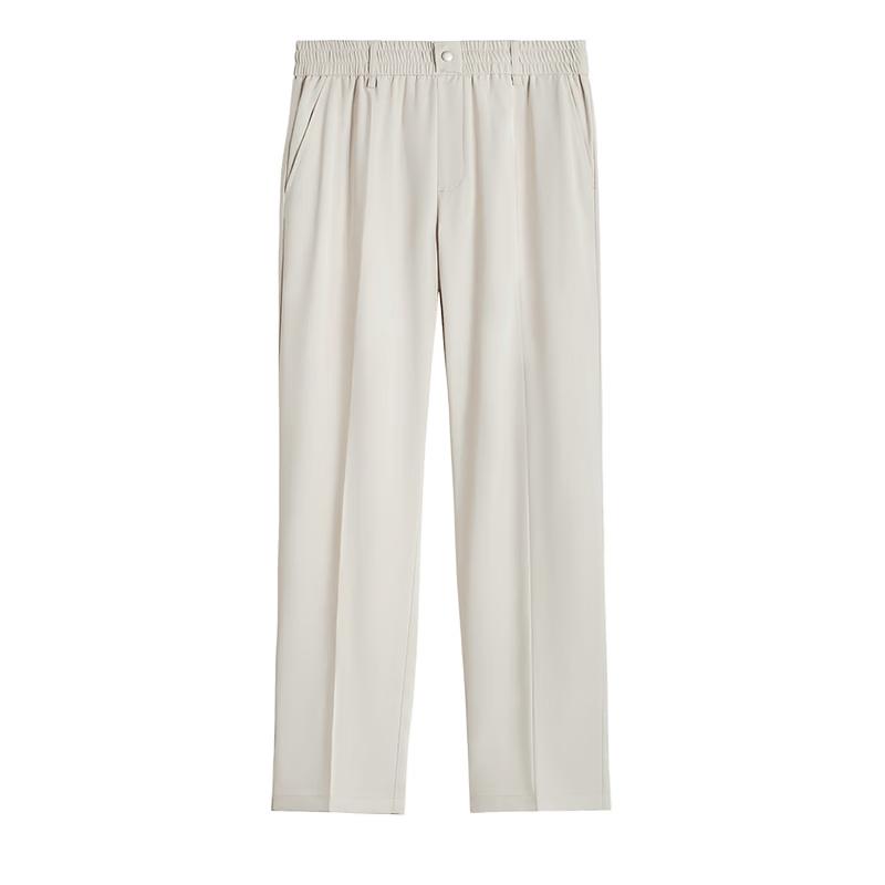 HAUT TON Men's Ning Hengyu Inspired Elastic Waist Straight Leg Pants