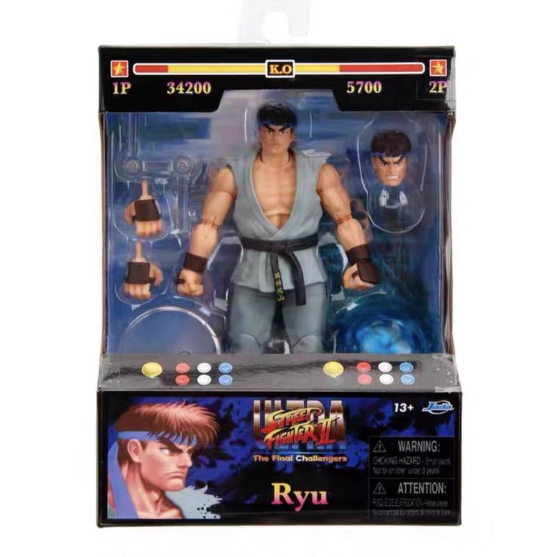 Toys 1/12 Street Fighter 4 Waves Baroque Sagat Blanca Action Figures Toys Gifts Collection