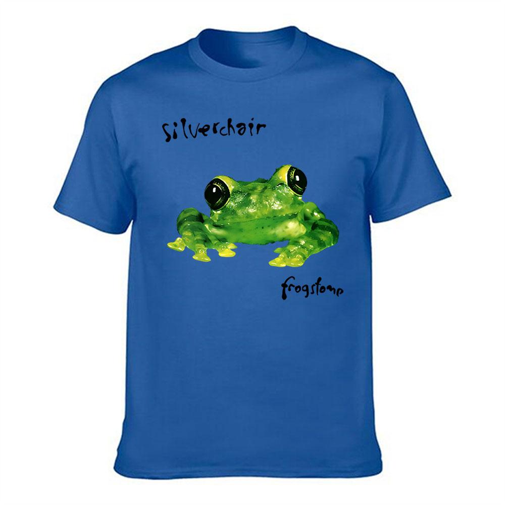 Unisexs Cotton Tshirt Silverchair Frogstomp Album Graphic Print Short Sleeve Casual Tee For Rock Music Fans