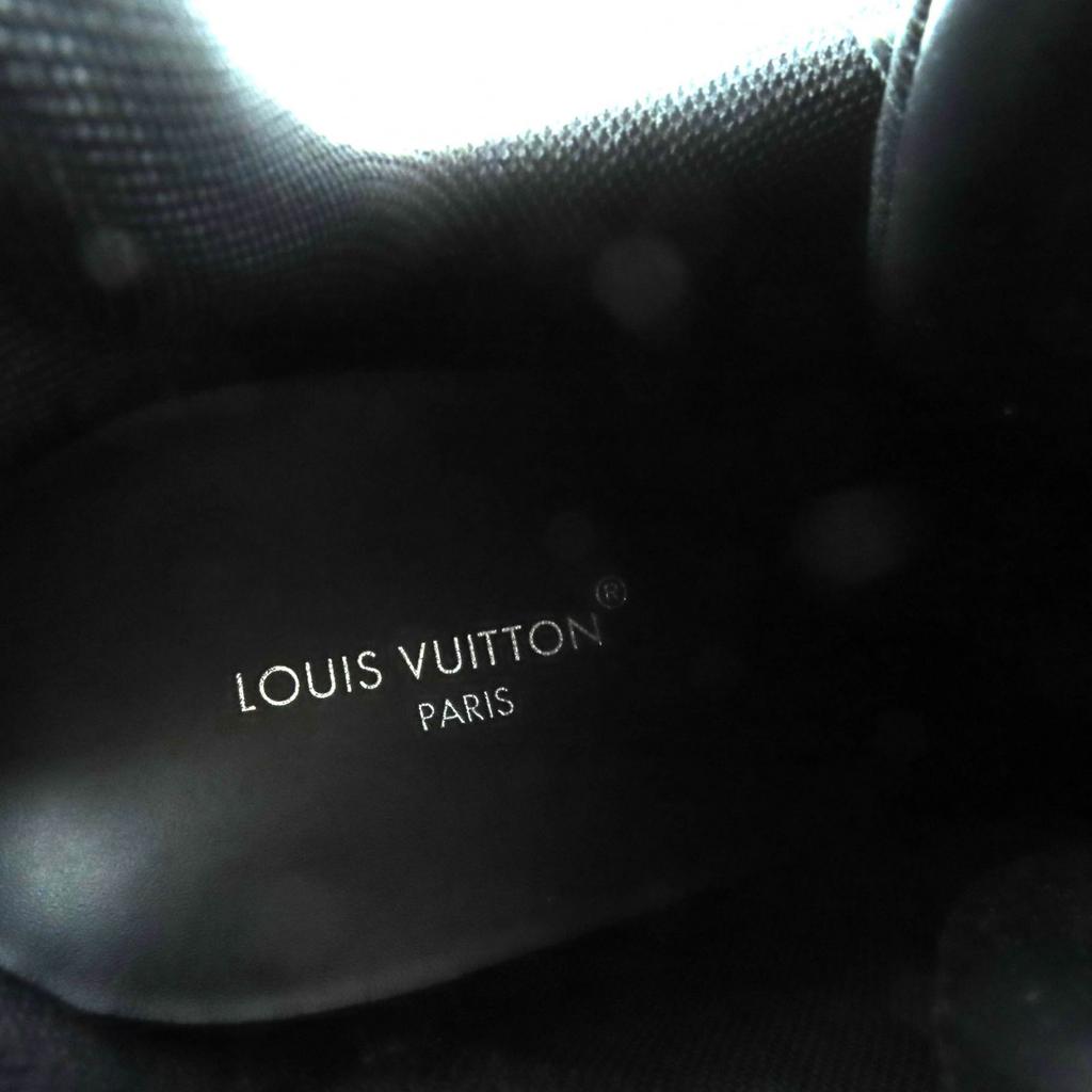 Ausgezeichnete LOUIS VUITTON Sneaker Arclight Linie schwarzes Leder Damen 41 Gebraucht