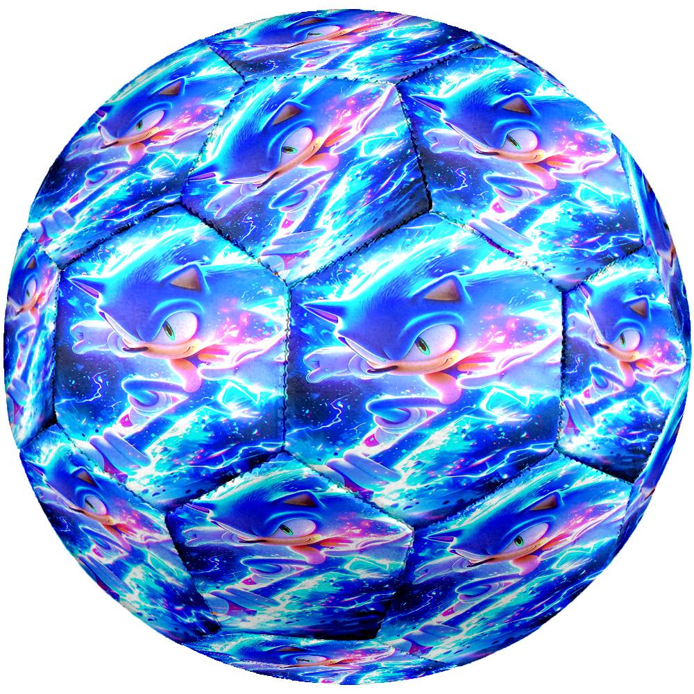 Sonic Theme Size 5 Soccer Ball, Suitable for Both Indoor and Outdoor Matches, a Gift Suitable for Everyone.