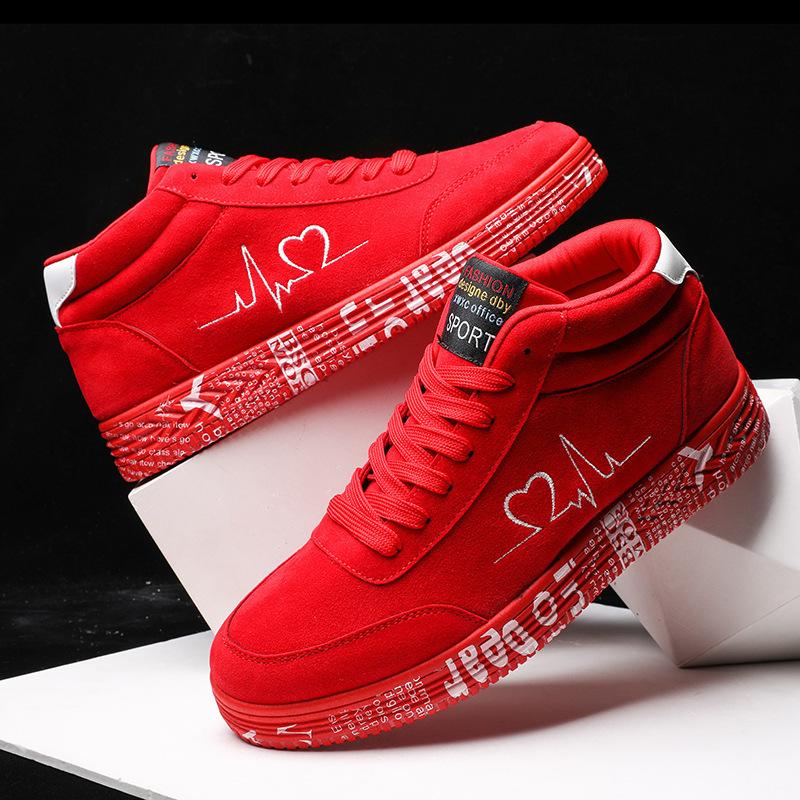 Couple casual shoes spring and autumn new board shoes men's trendy shoes teenagers casual women's sports shoes men