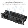Motorcycle Oil Cooler Kit, Engine Oil Cooling Radiator, Oil Cooling Radiator System Kit, Aluminum 4-Row High Efficiency Replacement, for Monkey 125 50