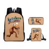 Rainbow Friends Zaino Scolastico Rainbow Friends Zaino Cartone Animato Borsa a Tracolla Astuccio Set da Tre Pezzi