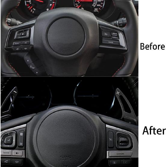 Aluminum Alloy Paddle Shift Steering Wheel Shifter Extension for Subaru Impreza WRX Legacy XV Crosstrek Forester Legacy WRX Ascent BRZ Scion FR-S