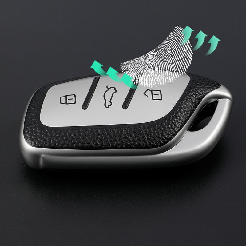 TPU Leather Car Smart Key Cover Case Holder Bag Keychain for Roewe RX5 I5 I6 RX3 RX8 ERX5 for MG ZS EV MG6 EZS Protector
