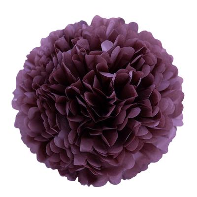 1pcs Set 7.8inch Purple Paper Paper Flowers Decorations For Birthday Party Flower Balls Paper Hanging Flowers Pom Pom