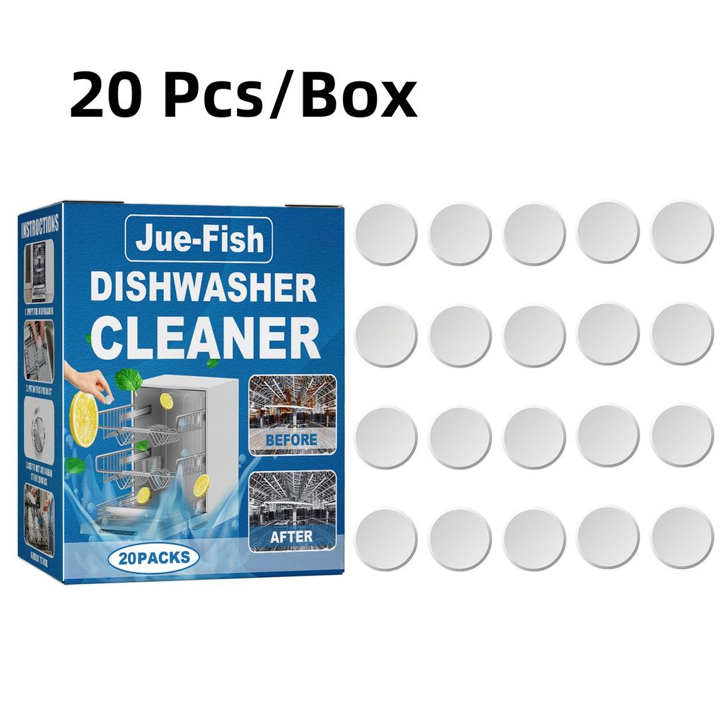 Dishwasher Cleaner Strong Oil Stain Removal Descaling Detergent Tablets Kitchen Cleaning Tools for Dishwasher Washing Machine