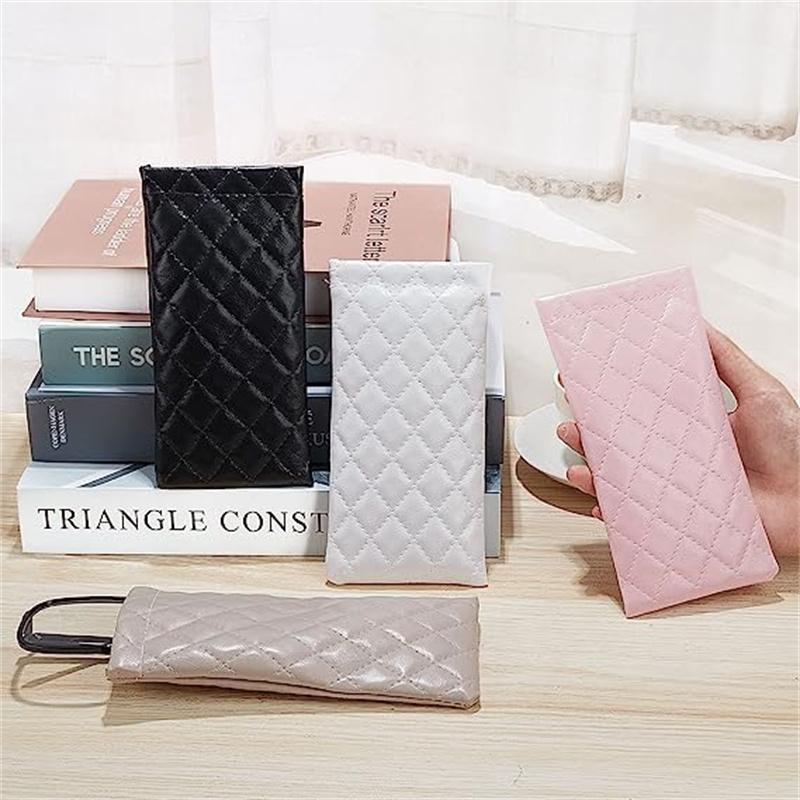 PU Leather Sunglasses Bag Glasses Case Drawstring Pocket Mobile Phone Pouch Wallet Storage Cases Waterproof Eyewear Glasses Bag