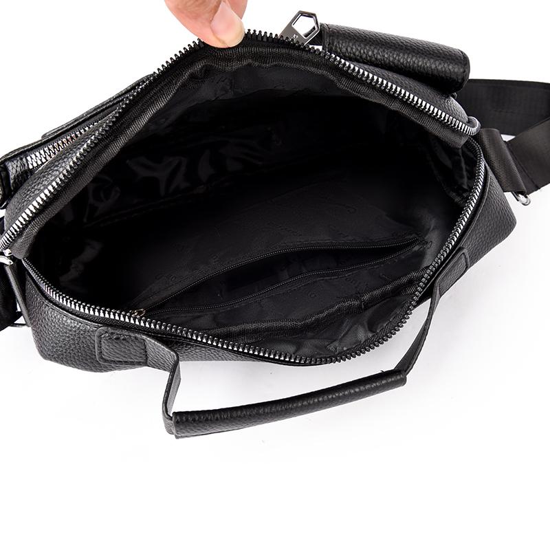Vintage Design Men Bags Shoulder Bag  PU Leather Travel Men Crossbody Bag Business Top Handle Men Handbag Bags Bolsa