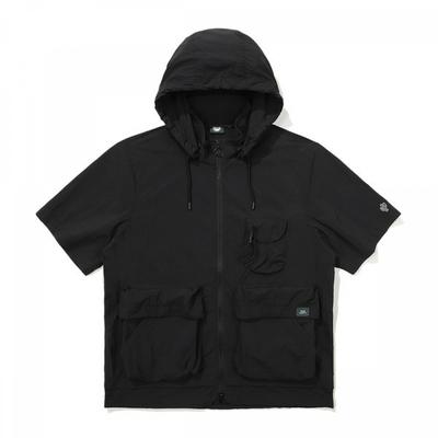 Utility Short Sleeve Jacket  Black  By Bbc Earth