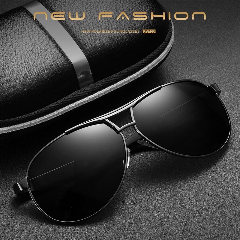 aoron Herren Casual Polarisierte Sonnenbrille Modemarken Design Sport Anti-Blendung UV400 Angel-Fahrbrille