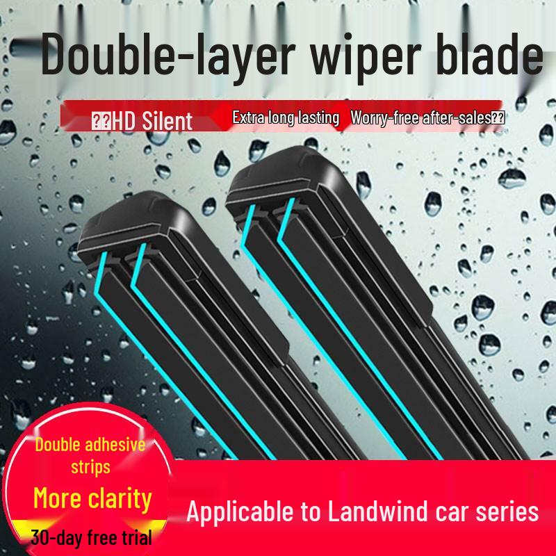 

Double Rubber Strip for Landwind & Lufeng Frameless Wiper: X2, X5, X6, X7, X8, X9 Xiaoyao
