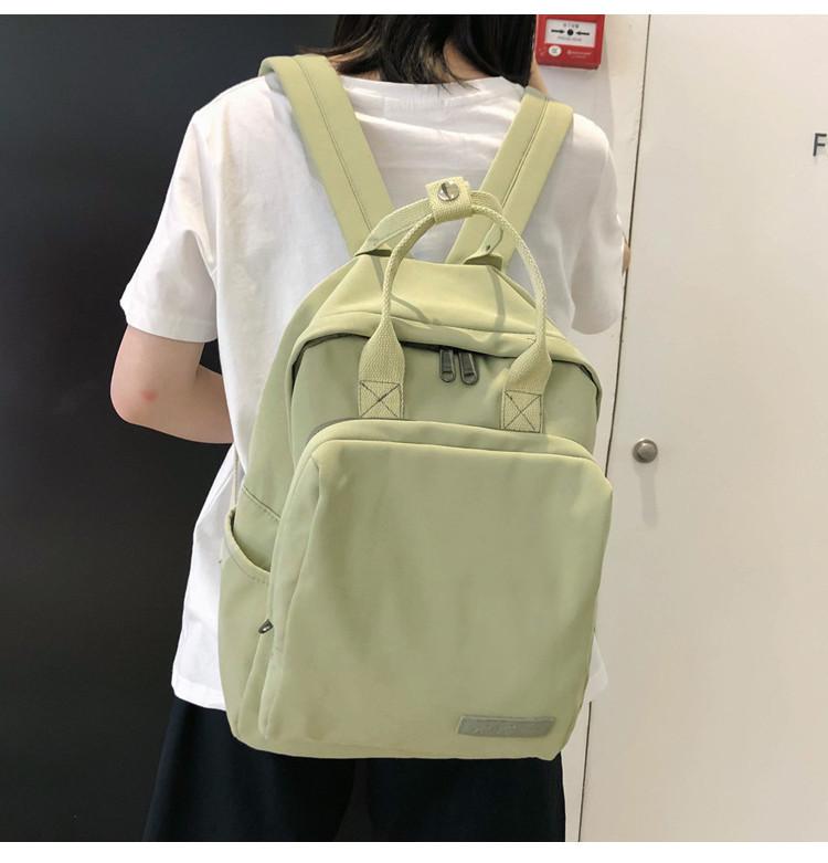 Lightweight Macaron Korean Style Backpack Practical For Primary And Middle School Students 2023 New Japanese Double Shoulder Bag